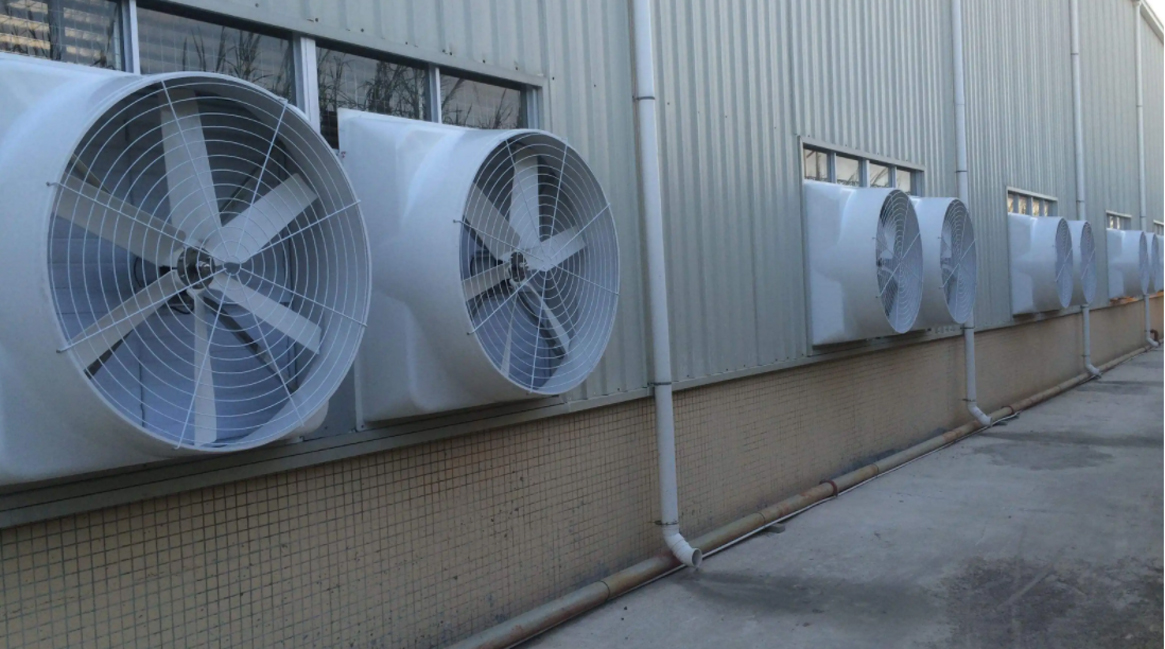 钣金车间通风降温解决方案