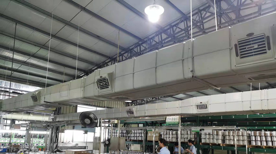 五金模具厂通风降温解决方案