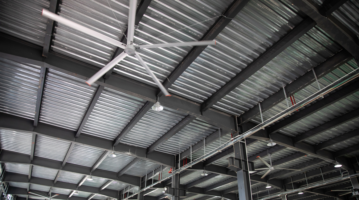 工业大风扇物流仓库通风降温解决方案